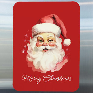 Ímã Natal Antigo Papai Noel Vermelho Feliz Natal