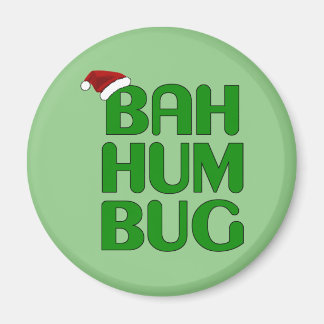 Imã Natal Bah Humbug Shirt Art-Xmas Papais noeis de Hu