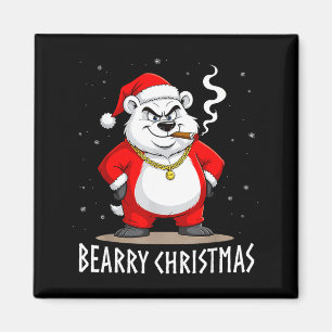 Imã Natal Bearry Vibe do Papai Noel – Férias em Negrit