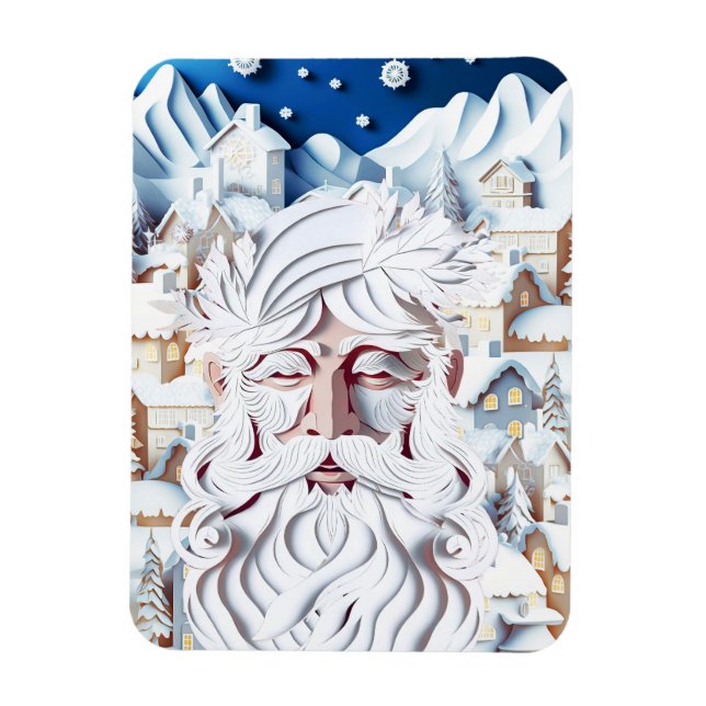 ÍMÃ NATAL BRANCO (Vertical)