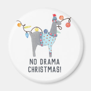 Imã Natal com tema de lhama