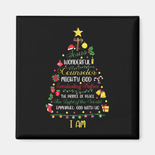 Imã Natal Cristão Jesus Bíblia Nomes Árvore de Natal S