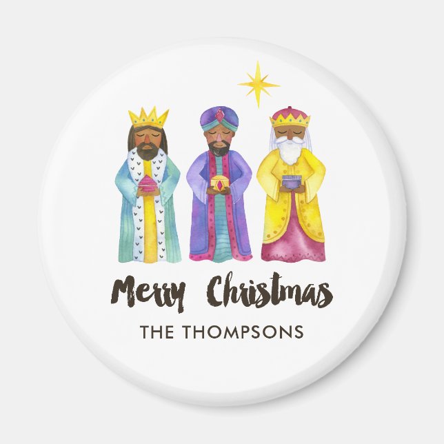 Imã Natal da Aquarela (Frente)