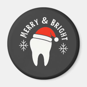 Imã Natal da Dentista Dental feliz e Brilhante