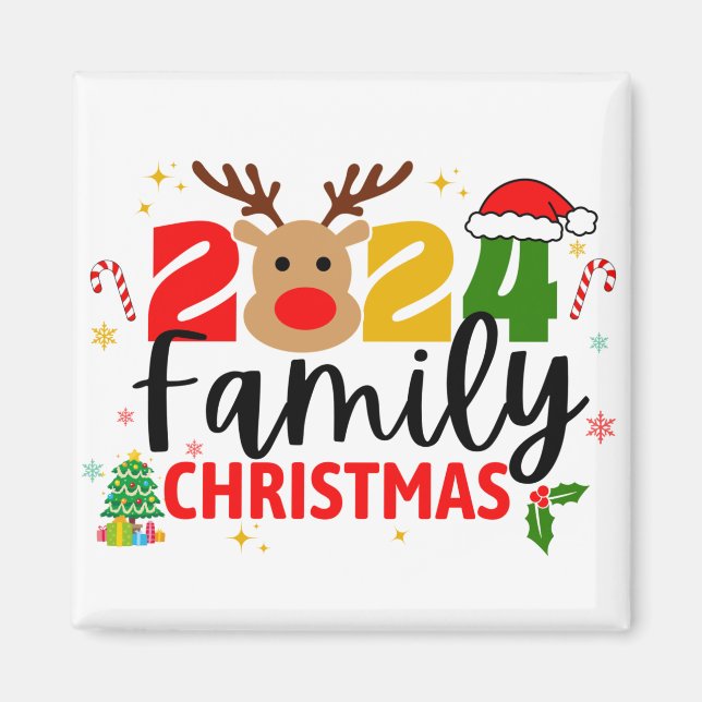 Imã Natal da família 2024 (Frente)
