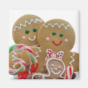 Imã Natal da Família Homens Gingerpão
