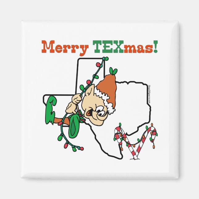 Imã Natal da feliz Texmas (Frente)