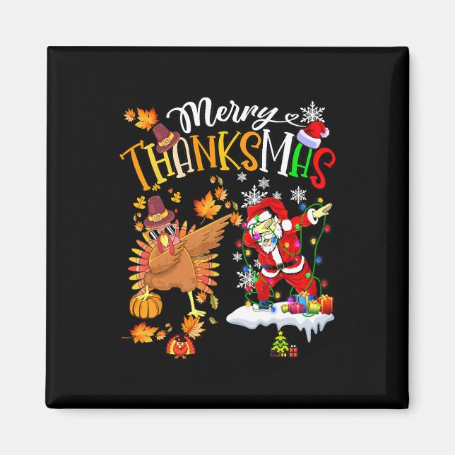 Imã Natal de Ação de Graças de feliz (Frente)