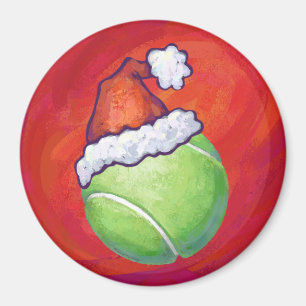 Imã Natal de Bola de Tênis