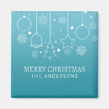 Natal de Nome Personalizado Personalizado | Magnet