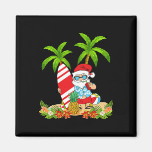 Imã Natal de Verão de Santa Surfar Natal em Julho Féri