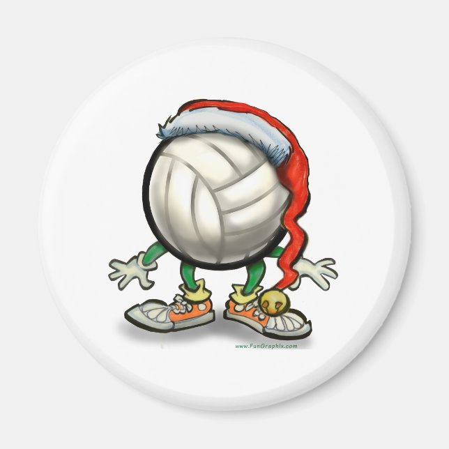 Imã Natal de voleibol (Frente)