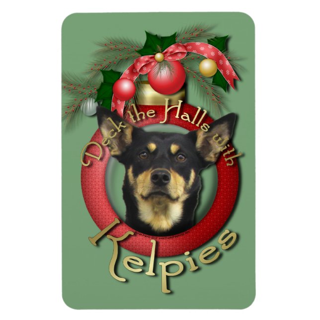 Ímã Natal - Deck the Halls - Kelpies (Vertical)