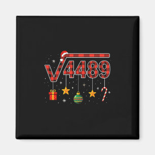 Imã Natal Divertido 6 7 Seis Sete Meme Raiz Quadrada 4