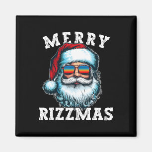 Imã Natal Divertido Rizz Meme Feliz Rizzmas Para Moda