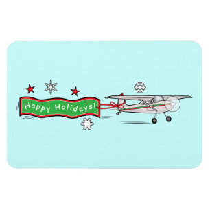 Ímã Natal do avião boas festas