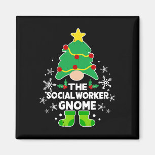 Imã Natal do Natal da Família Gnomos do Trabalhador So