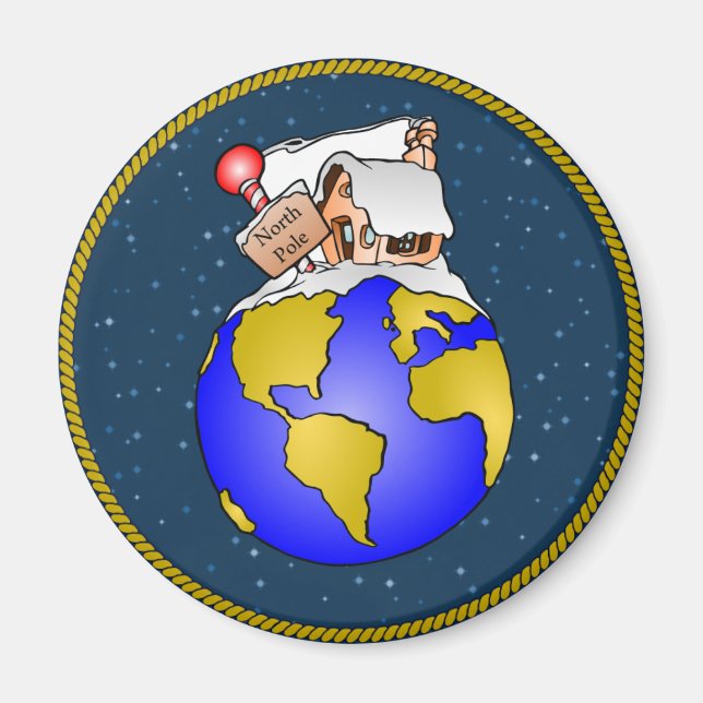 Imã Natal do Polo Norte (Frente)