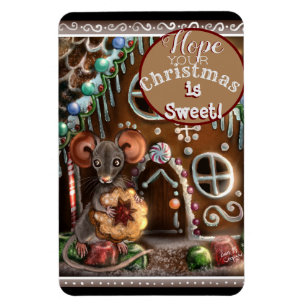 Ímã Natal do Rato de Pão-de-Genga