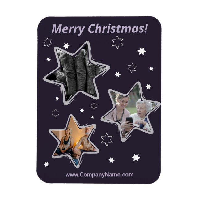 Ímã Natal do Stary Custom Mais velho Home Care (Vertical)