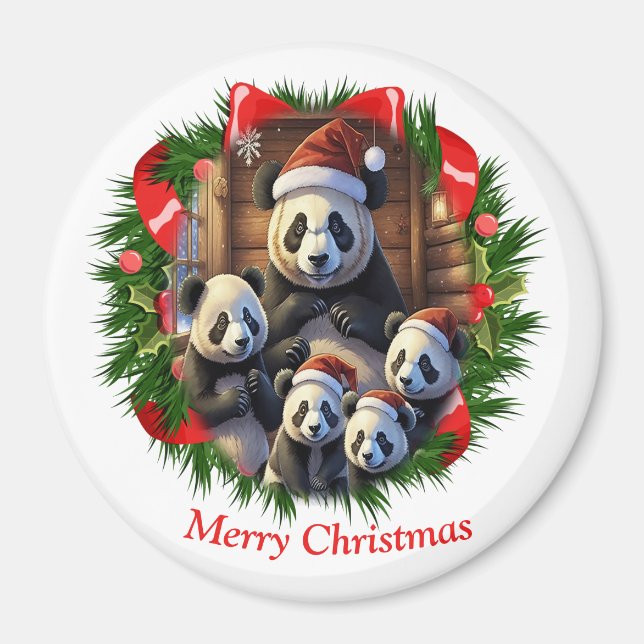 Imã Natal do Urso Panda (Frente)