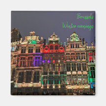 Natal em Bruxelas, Bélgica lembrança de viagem
