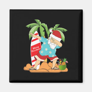 Imã Natal Em Julho Dabbing Papai Noel Melancia De Verã