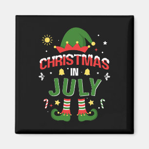 Imã Natal Em Julho Elfo Engraçado Para O Natal De Verã