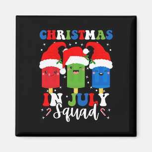 Imã Natal Em Julho Esquadrão Chapéus De Papai Noel Pic