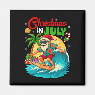Imã Natal Em Julho Havaí Papai Noel Surfando Verão Pra