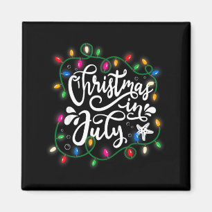 Imã Natal em julho luzes homens verão xmas engraçado
