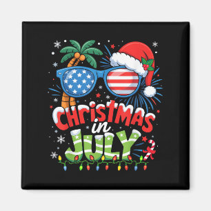 Imã Natal Em Julho Nos Eua Flag Summer Beach Havaí San