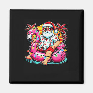 Imã Natal Em Julho Papais noeis Flamingo Float Summer 
