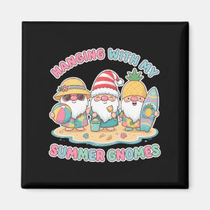 Imã Natal em Julho Pendurado Com Meus Gnomos de Verão