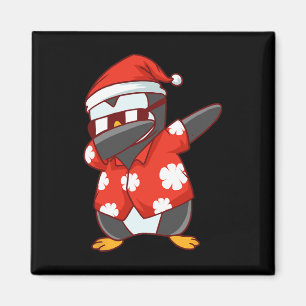 Imã Natal Em Julho Pinguim Engraçado Dabbing