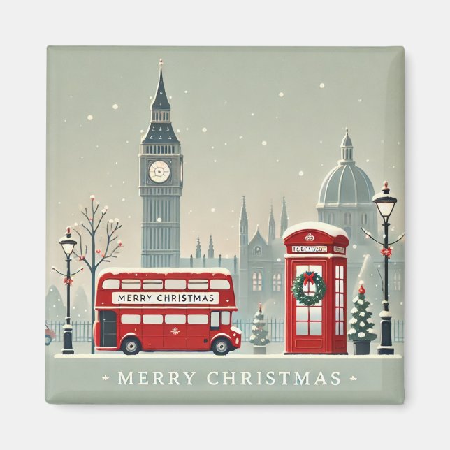 Imã Natal em Londres | Big Ben e Londres Festivo (Frente)
