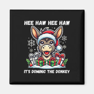 Imã Natal engraçado burro de Natal italiano Dominic T