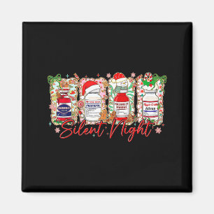 Imã Natal Engraçado Enfermeira Noite Silenciosa Humor