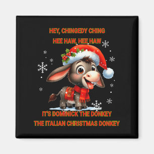 Imã Natal engraçado italiano de Natal Dominick o