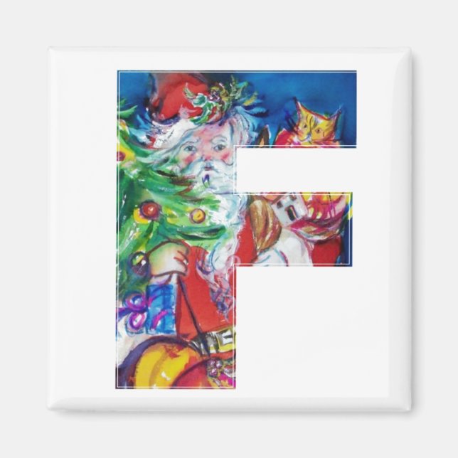 IMÃ NATAL F CARTA/PAPAIS NOEIS COM ÁRVORE DE NATAL (Frente)