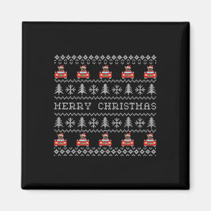 Imã Natal Feio Vermelho Santa Chapéu Francês Bulldog X