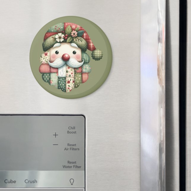 Imã Natal Folclórico Caprichoso em Patchwork (In Situ (Fridge))
