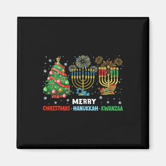 Imã Natal Hanukkah Kwanzaa Feliz Feriados Corresponden