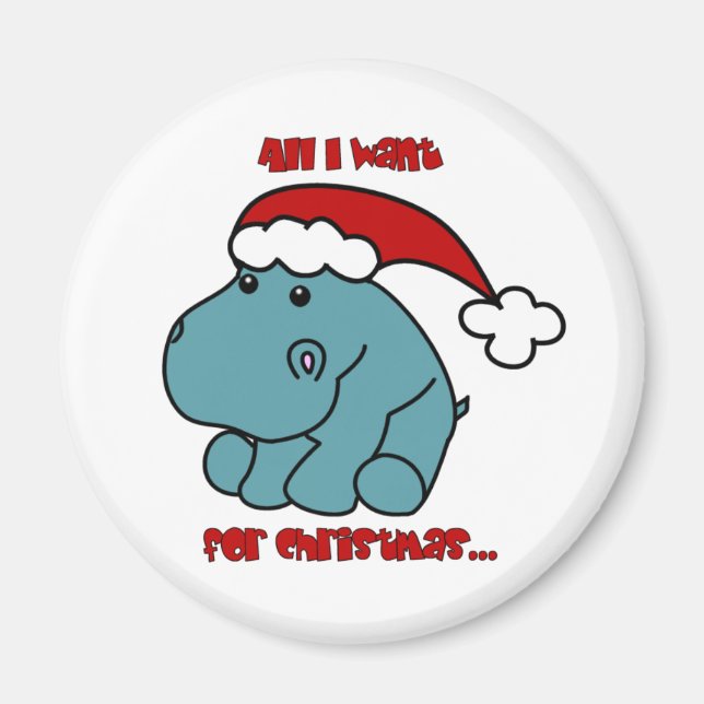 Imã Natal Hippo (Frente)
