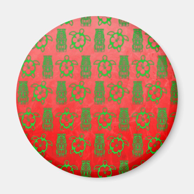 Imã Natal Honu E Tiki (Frente)
