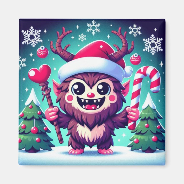 Imã Natal Krampus Magnet (Frente)