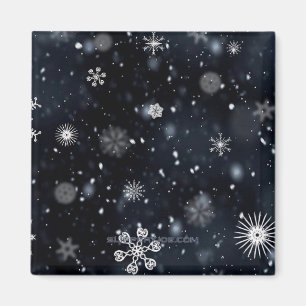 Imã Natal mágico e pacífico de inverno do SlipperyJoe