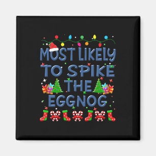 Imã Natal Mais Provável Para Espetar A Família Eggnog 