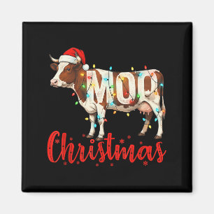 Imã Natal Moo Engraçado Amantes de Vaca Fazendeiro de