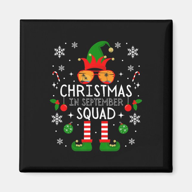 Imã Natal Na Esquadra De Setembro Elf Sunglasse (Frente)